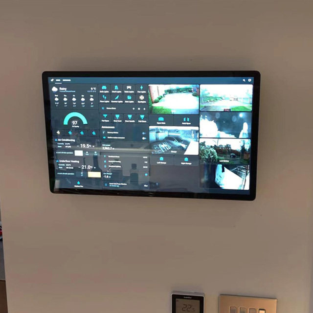 Wall Mounted 21.5 27 32 43 Inch Optional Android Window Touch Tablet Screen Monitor Smart Home Control Panel Pc for Display