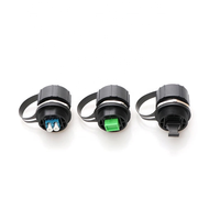 Adaptador/Acoplador de Panel IP67 ODVA LC SC MTP/MPO 8/12/24 con Tapa Antipolvo