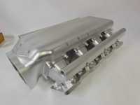 Collecteur d'admission en aluminium CNC haute performance avec rails de carburant pour moteur Chevy LS1 LS2 V8