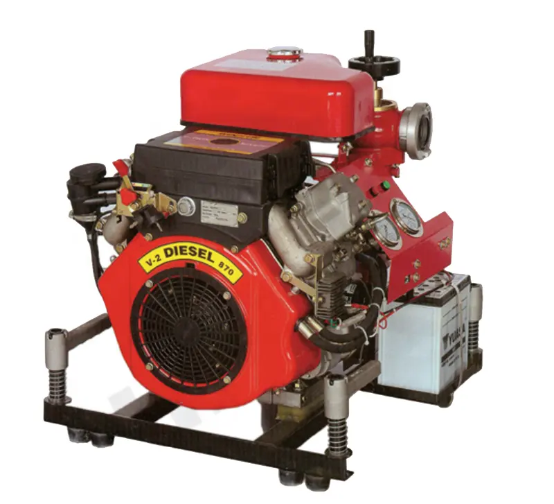 أعلى مبيعًا مضخة مياه حريق محمولة عالية الطاقة بمحرك ديزل كهربائي