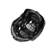 Casque de protection tactique BJ rapide en plastique ABS pour jeux CS d'extérieur avec système de réglage intérieur OPS
