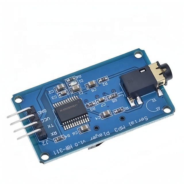 YX5300 MP3 Player Module Serial Port Voice Control Music Module Support TF Card Slot