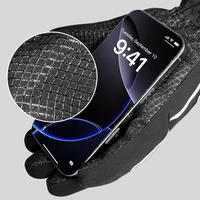Nouveaux gants de ski et de cyclisme unisexes multi-saisons, en polyester, doublés de polaire, épaissis, compatibles avec les écrans tactiles, coupe-vent et imperméables