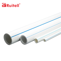 Material de plomería PPR de plástico liso más vendido de China Tubería de agua PPR de polipropileno 40/50/63 Tamaño Todos los tipos de tuberías Ppr