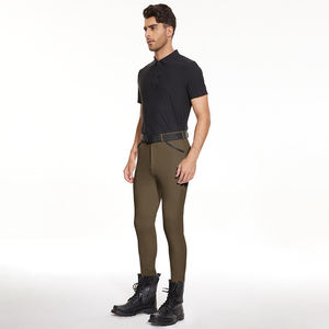 RTS <span class=keywords><strong>Pantalon</strong></span> d'équitation pour homme Culotte à séchage rapide Siège complet Silicone Équestre Jodhpur Culotte Anti-boulochage Collants d'équitation - Product Image 6