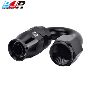BJR haute Performance Auto Parts 180 degrés AN3 AN4 AN6 AN8 AN10 AN12 AN16 AN20 alliage PTFE <span class=keywords><strong>tuyau</strong></span> fin un raccords pour voitures <span class=keywords><strong>de</strong></span> course - Product Image 5