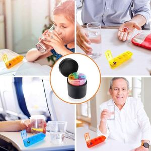 Nouvelle Trousse à Pilules Hebdomadaire 7 Jours en Cuir PU – Étui de Voyage Organisateur de Médicaments - Product Image 3