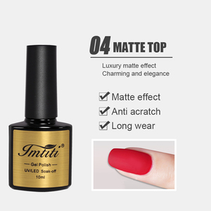 Esmalte de gel uv de alto brillo, capa superior mate, para crear tu propia marca, suministros de fábrica - Product Image 4
