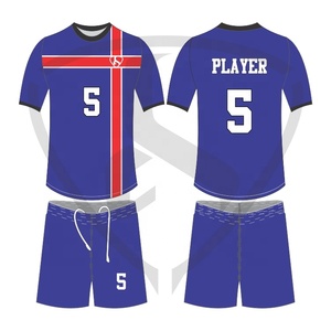 Ensemble de maillots de football personnalisés pour hommes, noir et rouge, 74, sublimé, respirant, manches courtes, uniforme de football, taille adulte - Product Image 5