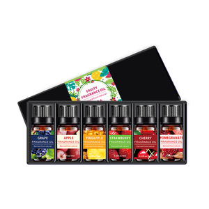 Top 6 Water Soluble Cherry Pineapple Apple Grape Strawberry Pomegranate Fruit Aroma <strong>Diffuser</strong> <strong>Refill</strong> <strong>Car</strong> Fragrance Oil Set - Product Image 3