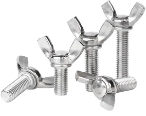 Tornillo de Mariposa de Acero Inoxidable 304 de Alta Calidad, Precio Bajo, M3 M4 M5 M6 M8 M10 M12, Acabado Liso Zincado - Product Image 5