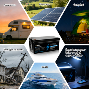 Batterie lithium 12V 200Ah pour moteur de bateau électrique, camping-car, courant de crête 200A, alimentation à cycle profond - Product Image 4