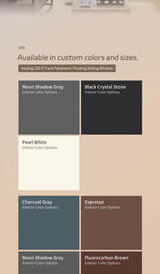 2025 Venda Quente Imagem Janela Grande Vista Janela Do Assoalho ao Teto Janela De Alumínio Quadro Fixo De Vidro Janelas Fenter - Product Image 5