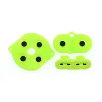 Boutons conducteurs en caoutchouc noir Finera A-B D-Pad pour Gameboys, clavier de démarrage et de sélection en silicone pour pièces de réparation GB