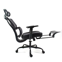 Chaise de bureau ergonomique à dossier haut, chaise de direction confortable pour ordinateur