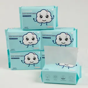 Disposable Natural Soft Cotton Logo Tissue Paper Custom Facial Tissues