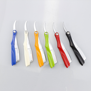 Dao cạo thẳng nam bằng hợp kim kẽm, dao cạo gấp gọn dùng để cạo mặt và râu, dao cạo thẳng dành cho thợ cắt tóc - Product Image 2