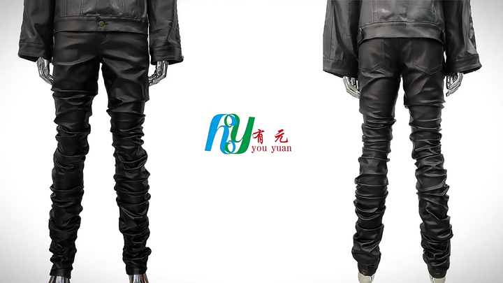 no mass prod 007GLM WAXED DENIM JEANS