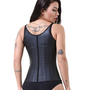 <span class=keywords><strong>Gaine</strong></span> amincissante pour femme <span class=keywords><strong>avec</strong></span> <span class=keywords><strong>fermeture</strong></span> à crochets réglables, <span class=keywords><strong>gaine</strong></span> amincissante <span class=keywords><strong>en</strong></span> <span class=keywords><strong>latex</strong></span>, veste de maintien de la taille <span class=keywords><strong>avec</strong></span> 25 armatures <span class=keywords><strong>en</strong></span> acier - Product Image 2