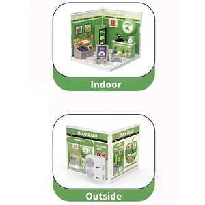 Mini-monde miniature à assembler soi-même, mini-boutique de fruits, <span class=keywords><strong>maison</strong></span>, jouets de construction faits à la main, jouets éducatifs créatifs, cadeau pour enfants - Product Image 5