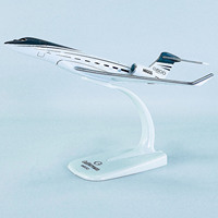 Modèle d'avion en métal moulé sous pression Gulfstream G600 de 16 cm pour exposition, fourni directement par l'usine