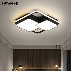 Plafonnier Led d'appartement ultra-mince AC85-265V carré couloir chambre à coucher salon plafonnier moderne pour l'<span class=keywords><strong>immobilier</strong></span> - Product Image 1