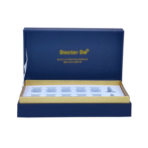 High End design Private Label Dark contracted DIY paper Clamshell box