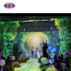 Innovative Holographic Wedding Banquet Hall Immersive Space Projection Solution