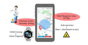 สมาร์ทวอทช์โทรศัพท์ AI <span class=keywords><strong>ป</strong></span>ี 2026 พร้อม 4G LTE วิดีโอคอล GPS ติดตามตำแหน่ง กันน้ำ IP68 รับสายได้ เหมาะสำหรับนักเรียนมัธยมต้น มัธยมปลาย และวัยรุ่น - Product Image 4