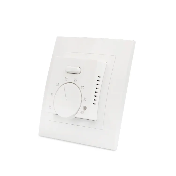 Underfloor Electric Heating Room Thermostat Manual Temperature Controller with External Sensor