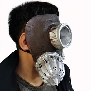 Maschera per Feste di Halloween e Natale, Cappuccio Horror, Drag Queen, Suore, Maschera Integrale in Latex, Divertente, Spaventosa, Zombie Sanguinante - Product Image 2