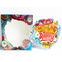 Sacs Mylar de forme spéciale de 0,123 oz de qualité alimentaire, anti-odeur, refermables, découpés sur mesure, avec fenêtres transparentes, personnalisables