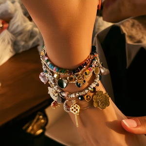 E395-B260-0416G Fashion <b>Beaded</b> <b>Bracelet</b> - Product Image 3