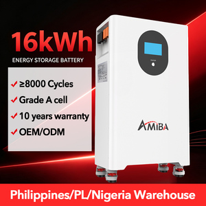 Batería de Pared de 16 kWh con MOQ Flexible, Sistema de Almacenamiento de Energía Doméstico de Litio de 51.2V para Respaldo Solar - Product Image 4