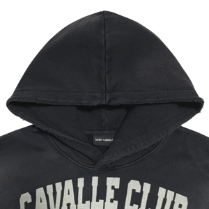 Sudadera con Capucha para Hombre, Estilo Vantage, Lavado Desgastado, Estampado Personalizado, Algodón Puro, Talla Grande, con Parches - Product Image 6