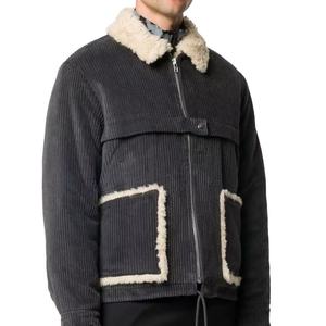 Chaqueta Bomber Personalizada para Hombre, Estilo Otoñal, Tejido de Forro Polar, Cierre con Cremallera y Cordón Ajustable, Decoración con Letras, Ecológica - Product Image 2