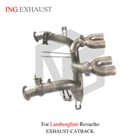 ING SUS304 OEM Valve Catback pour Lamborghini Revuelto L545 6.5L V12 2023+ |   Z-Pipe 2 Styles Vente en Gros