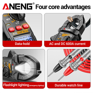 ANENG CM86 Hochpräzises Digitales Zangenamperemeter AC/<span class=keywords><strong>DC</strong></span> Strom- und Spannungsmessgerät Elektrikerwerkzeug - Product Image 2