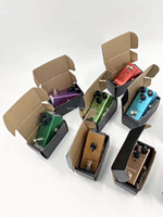 Nouvelle arrivée, pédale de guitare électrique vintage, compression, distorsion, délai numérique, mini OEM, compatibilité basse, bouton métallique