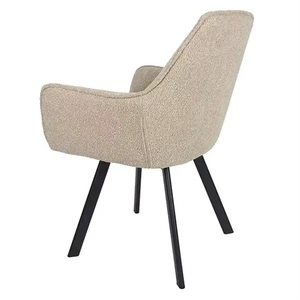 Sedia da Pranzo di Lusso in Velluto con Gambe in Ferro, Comoda e Elegante, Produzione all'Ingrosso di Mobili per la Casa VL - Product Image 4