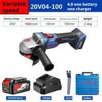 Dongcheng 20V1000W Meuleuse d'angle rechargeable sans balais Machine à polir les DCSM04-100E électrique à vitesse variable