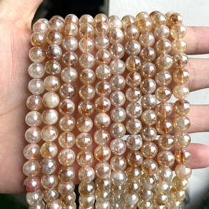 Bán Buôn Ba Lan Vòng Tự Nhiên Giả Ngọc Trai Mạ Đá Hạt Cho Tự Làm Vòng Đeo Tay Làm 6Mm 8Mm 10 Mm, 38Cm 15" - Product Image 2