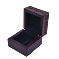 Boîte à bijoux et montres rectangulaire en MDF personnalisable, faite à la main, avec fermeture magnétique, couleur et taille personnalisées, finition piano simple