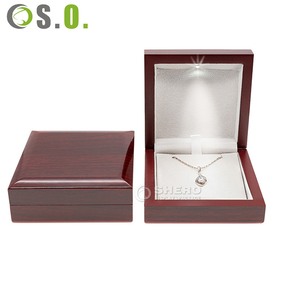Caja de Regalo de Madera Sólida de Lujo Exquisita de Alta Gama Shero para Joyería de Oro, Color y Tamaño Personalizables para Exhibición al por Mayor y al Detal - Product Image 4