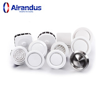 Diffuseur de plafond Valve d'alimentation d'échappement Conduits de ventilation d'anémostat d'aération