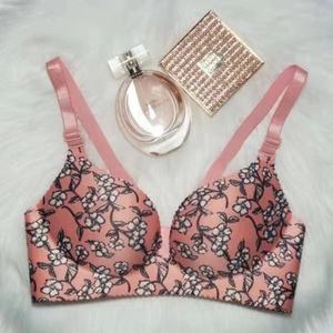 Lady Beautiful Back Small Chest Gathered Adjustable Bra Female Push-Up One Piece Seamless Printed Underwear Ethiopia Morocco - Product Image 5