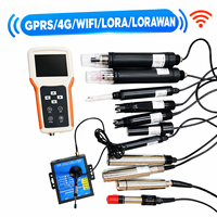 Capteur analyseur d'eau sans fil multi-paramètres RS485 GPRS 4G Wifi LoRaWAN MQTT pour la surveillance du pH, de l'EC, de l'ORP, de l'ammoniac et de la température