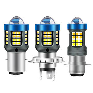 Highlight 9-80v Moto <span class=keywords><strong>H4</strong></span> BA20D H6 Led Phare Haut Bas Faisceau Blanc Jaune Moto Led Lumières Phares Ampoules - Product Image 1