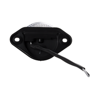 Feu de plaque d'immatriculation LED rond haute luminosité pour camion, 12V 24V, 2 trous de fixation, universel pour tous les camions et remorques