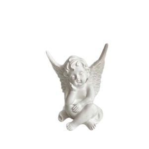 Ingrosso in stile retrò <span class=keywords><strong>con</strong></span> le <span class=keywords><strong>ali</strong></span> ornamento grazioso angelo in resina per matrimonio regalo di compleanno eco-friendly gioielli da scrivania altalena - Product Image 5